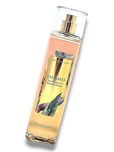 Ba?h a?d Body Works Fine Fragrance Mist 8 fl oz (Packaging may vary) (Bahamas Passionfruit & Banana Flower) Beauty & Personal Care Bath & Body Works