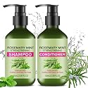 Rosemary Hair Care Shampoo & Conditioner Set, Hair Care Set for All Hair Types, Gentle Cleansing,Moisture Repair,Frizz Control,Shine Boost,Volume Beauty & Personal Care TUOSHITONG