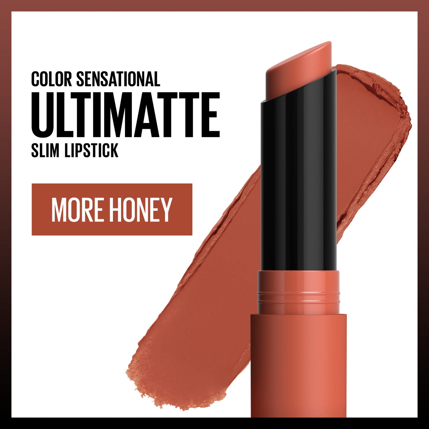 Maybelline Color Sensational Ultimatte Matte Lipstick, Non-Drying, Intense Color Pigment, More Honey, Dirty Peach, 1 Count Beauty & Personal Care MAYBELLINE