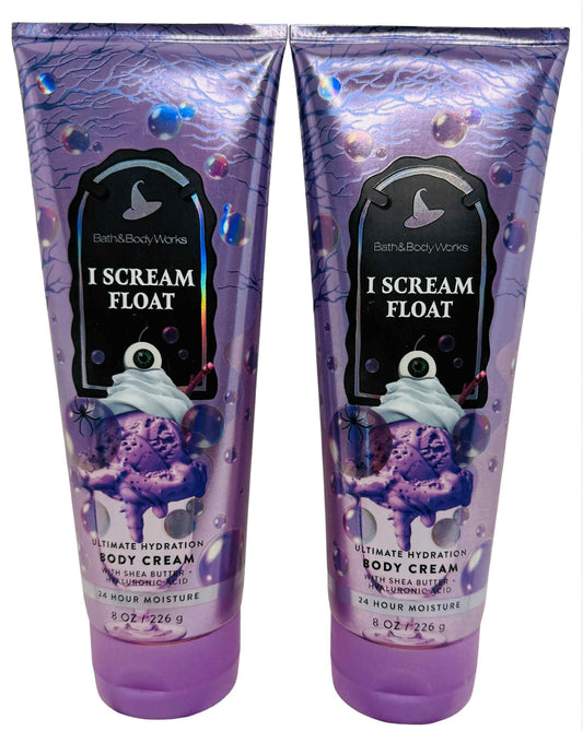 Bath & Body Works I Scream Float Ultimate Hydration Body Cream 8 Ounces Pack of 2