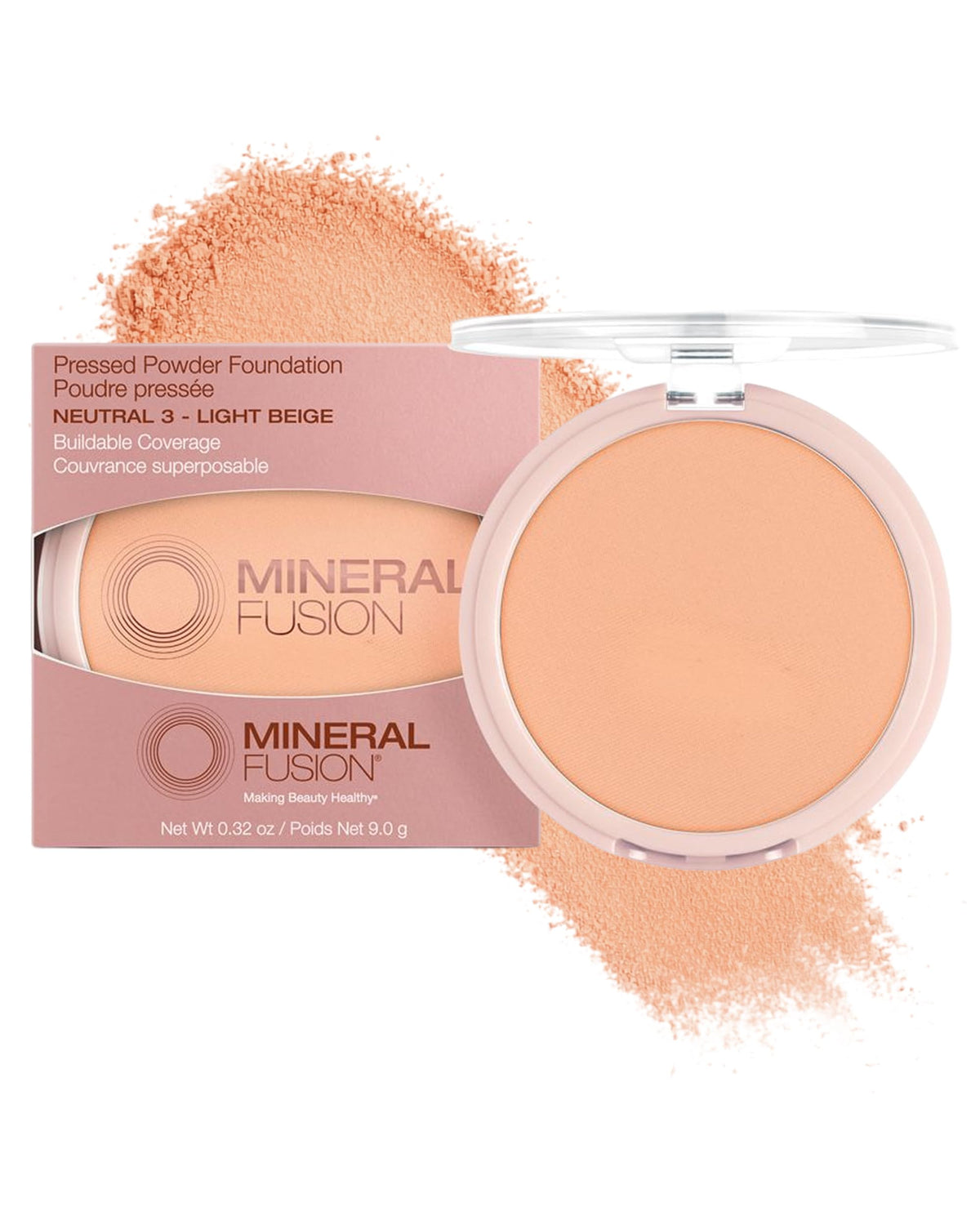 Mineral Fusion Pressed Powder Foundation (Neutral 3)
