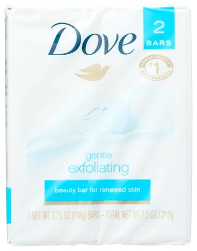 DOVE BAR GENTLE EXFOLIATING 2X4.25OZ Beauty & Personal Care Dove