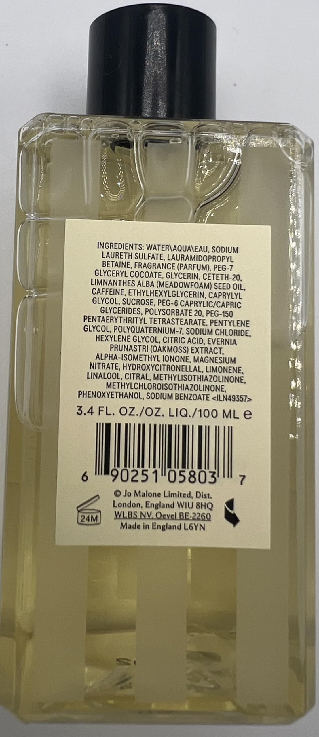 Jo Malone London Lime Basil and Mandarin Body and Hand Wash 3.4 Ounce Beauty & Personal Care Jo Malone