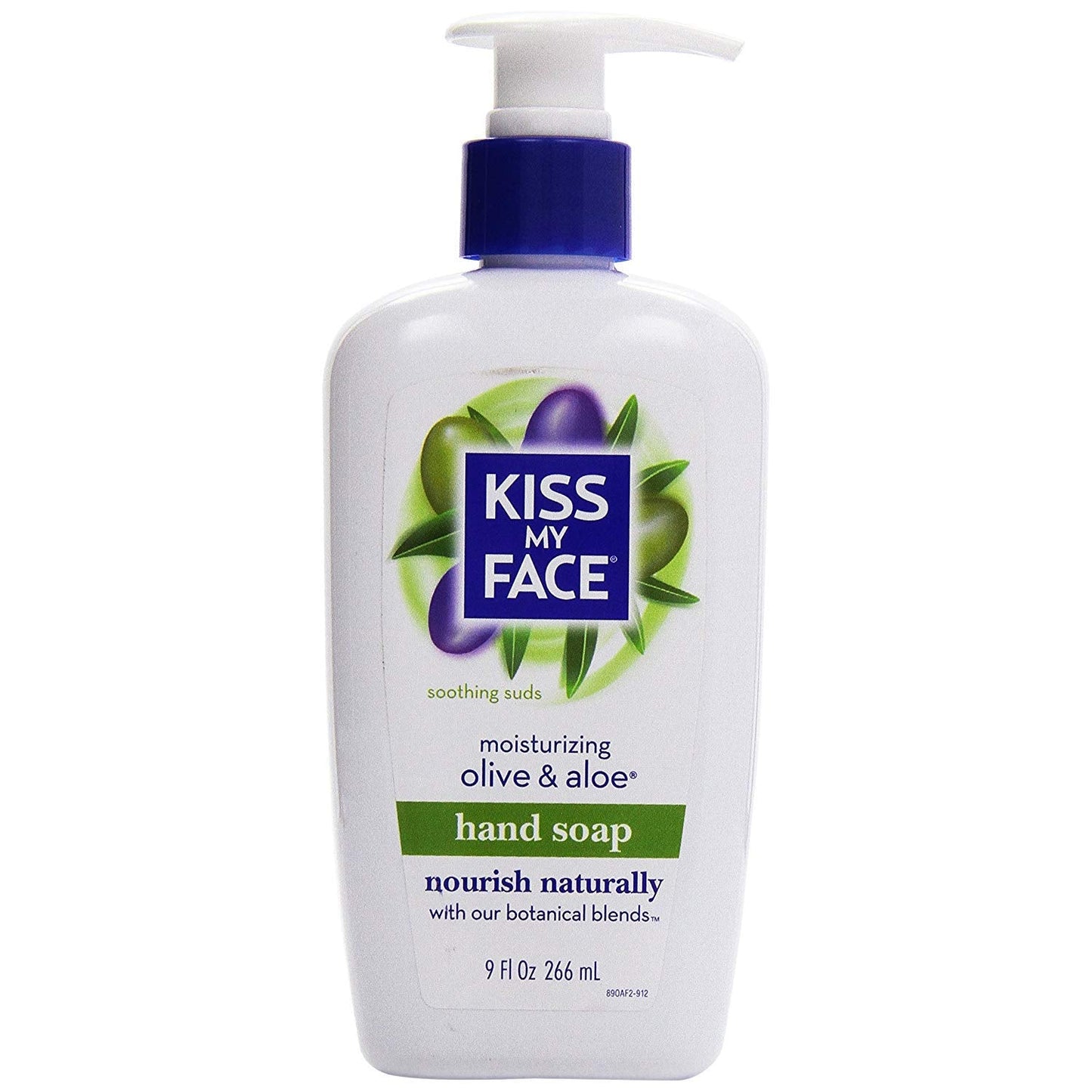 Kiss My Face Moisturizing Hand Soap, Olive & Aloe, 9 Fl Oz (Pack of 3) Beauty & Personal Care Kiss My Face