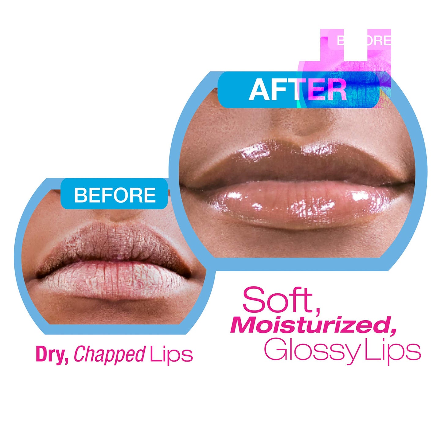 Ruby Kisses Cocoa Butter Hydrating Lip Oil Treatment Gloss (3 Pack), Hydrates & Heals with Vitamin E & Jojoba, Lightweight Clear Non-Greasy Formula Beauty and Personal Care Ruby Kisses