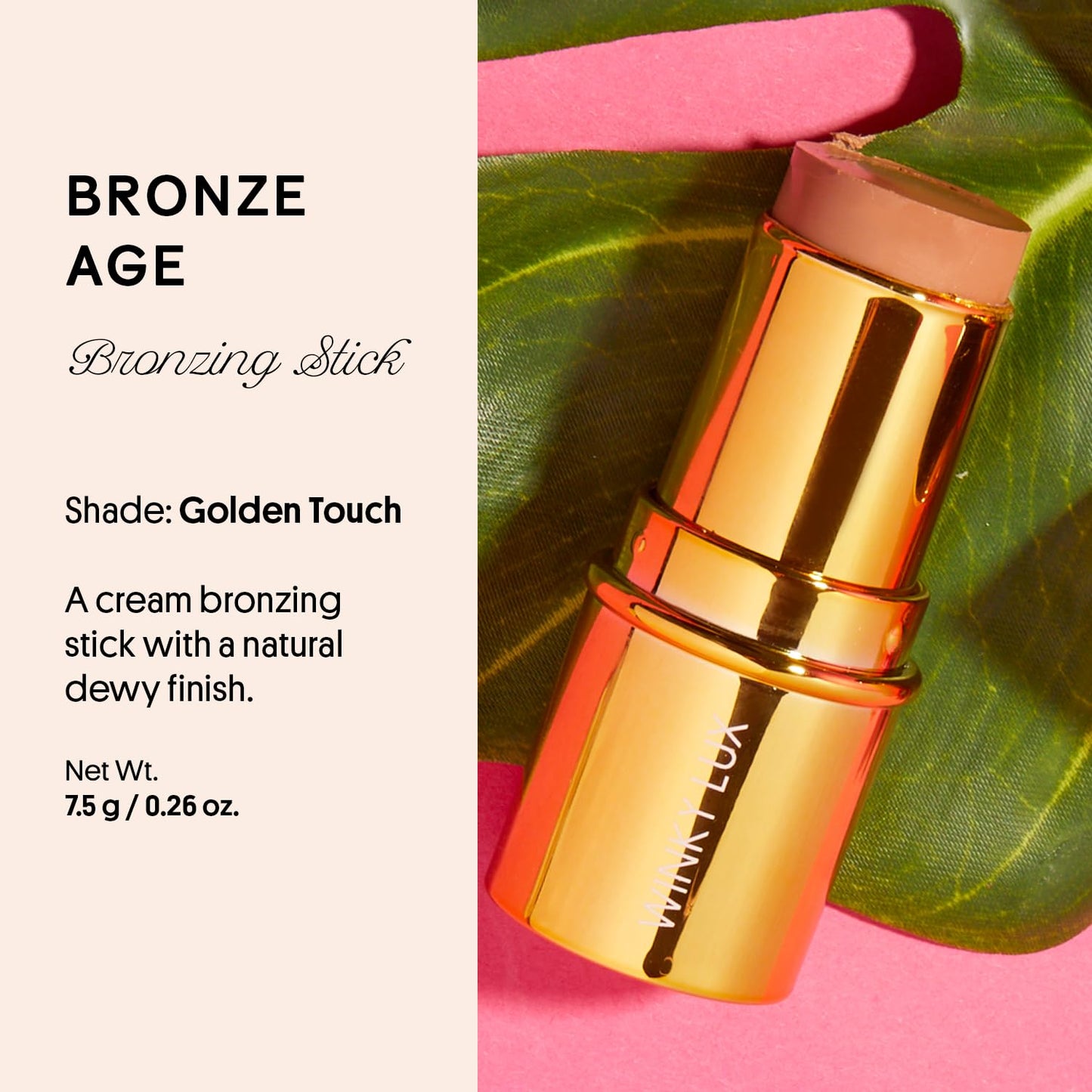Winky Lux Bronze Age Bronzer Stick - Cream Bronzer & Contour with Hydrating, Blendable, Buildable Coverage for Flawless, Smooth Skin, Infused Beauty & Personal Care Winky Lux