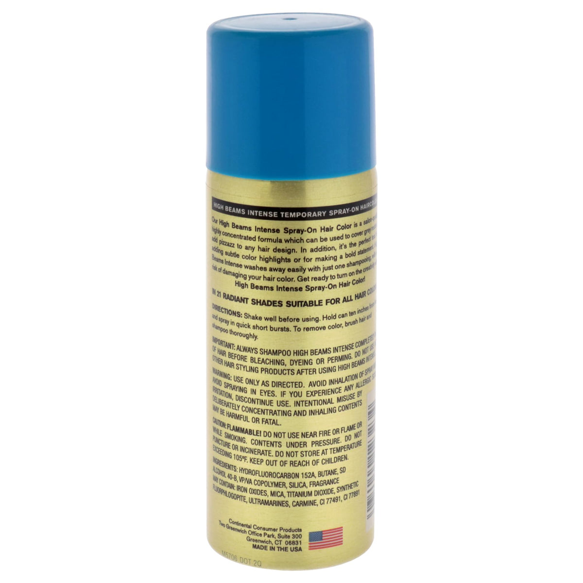 Salon Grafix High Beams Intense Temporary Spray - Blue for Unisex - 2.7 oz Hair Color Beauty & Personal Care HIGH