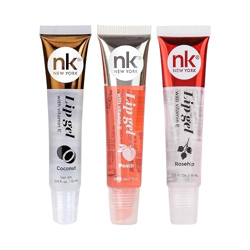 NICKA K NEW YORK Lip Gel, Hydrating, Lightweight, Glides on Effortlessly, Non Sticky Finish Lip Gel Colors Beauty & Personal Care NICKA K NEW YORK