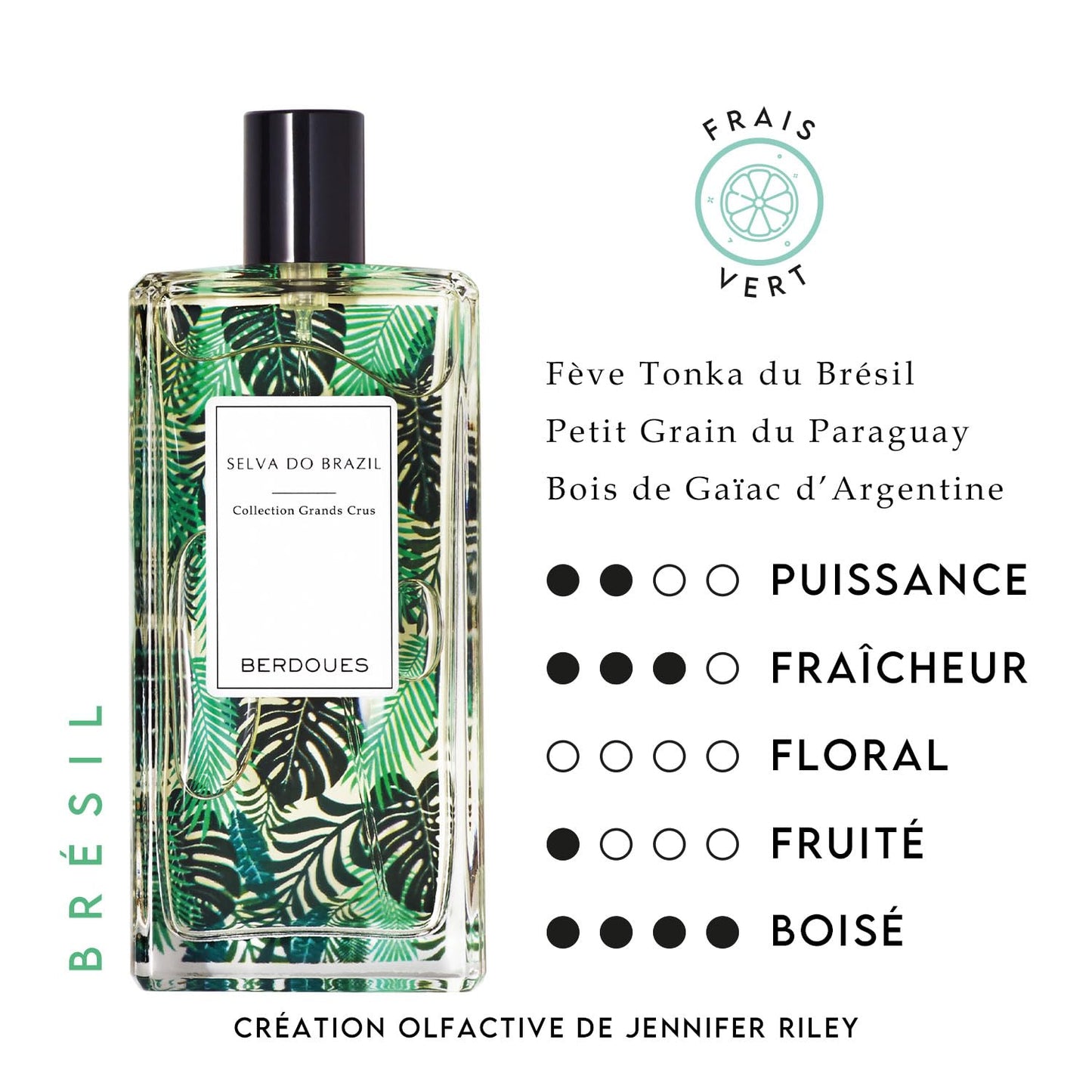 Berdoues Eau de Parfum Spray , Selva Do Brasil, For Women and Men 3.4 fl. oz. Beauty & Personal Care Berdoues