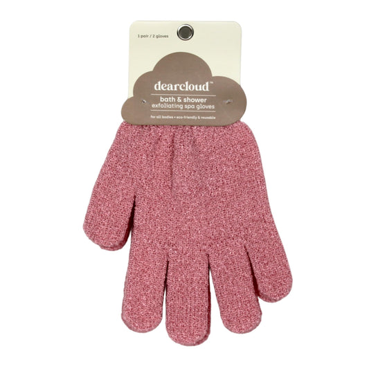 dearcloud Exfoliating Spa Gloves - Body Scrubber (Pink & Taupe) Beauty and Personal Care dearcloud