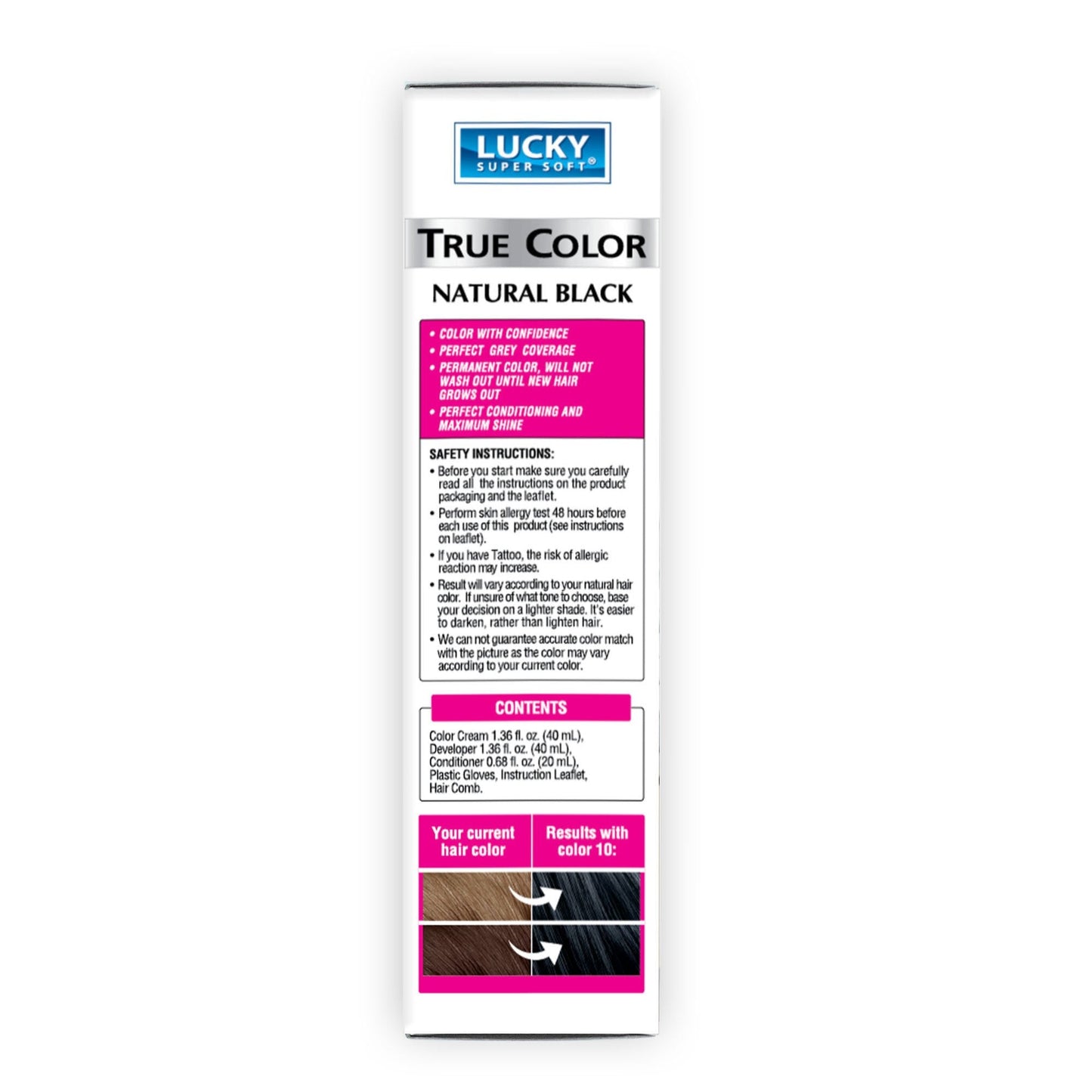 Lucky Super Soft Women's Hair Color, Natural Black Beauty & Personal Care Lucky Super Soft