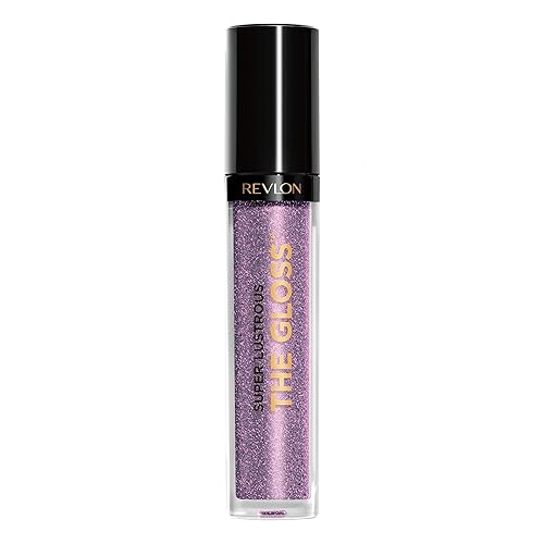 Revlon Super Lustrous Lip Gloss, Non-Sticky, Hydrating, High Shine Finish, 302 Glazing Lilac, 0.13 oz Beauty & Personal Care REVLON