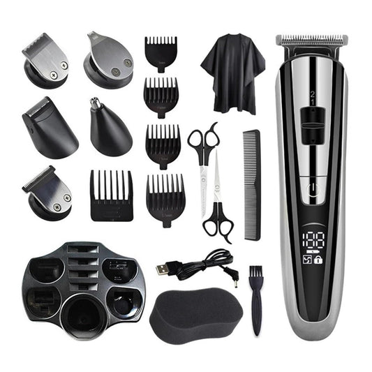 Razors 5 in 1 Hair Cutting Machine,Multifunctional Trimmer for Men,Trimmer for Nose and Ears,Rechargeable Hair Clipper.(Professional Set) Beauty and Personal Care EWKYLSEM