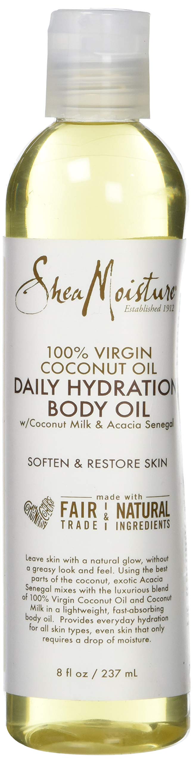 Shea Moisture 100% Virgin Coconut Oil Daily Hydration Body Oil, 8 Ounce Beauty & Personal Care Shea Moisture