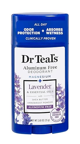 Dr Teal's Aluminum Free Deodorant - Lavender - Paraben & Phthalate Free - 2.65 oz Beauty & Personal Care Dr Teal's