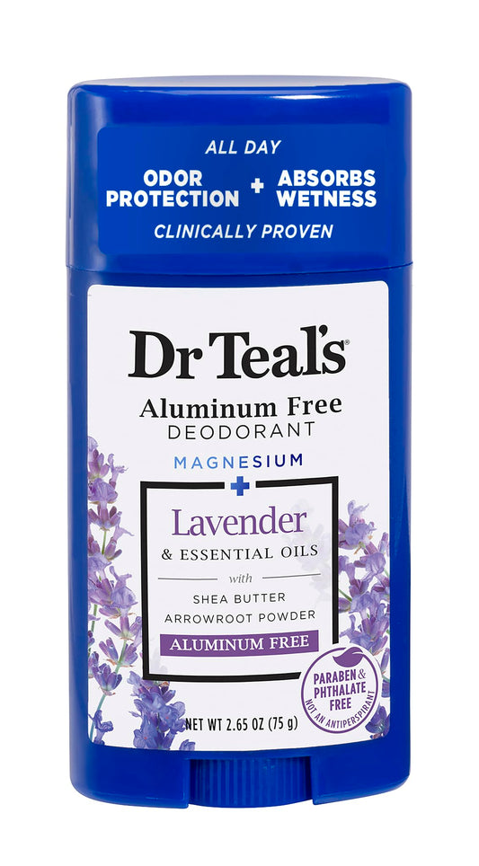 Dr Teal's Aluminum Free Deodorant - Lavender - Paraben & Phthalate Free - 2.65 oz Beauty & Personal Care Dr Teal's