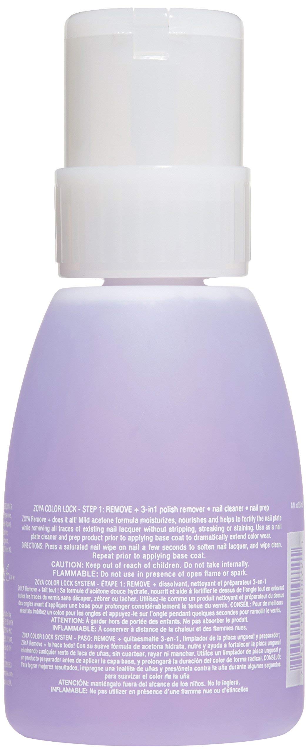 ZOYA Remove Plus 3 in 1 Formula - Liquid Polish Remover, Nail Cleaner, Nail Prep, 8 Fl Oz Beauty & Personal Care ZOYA