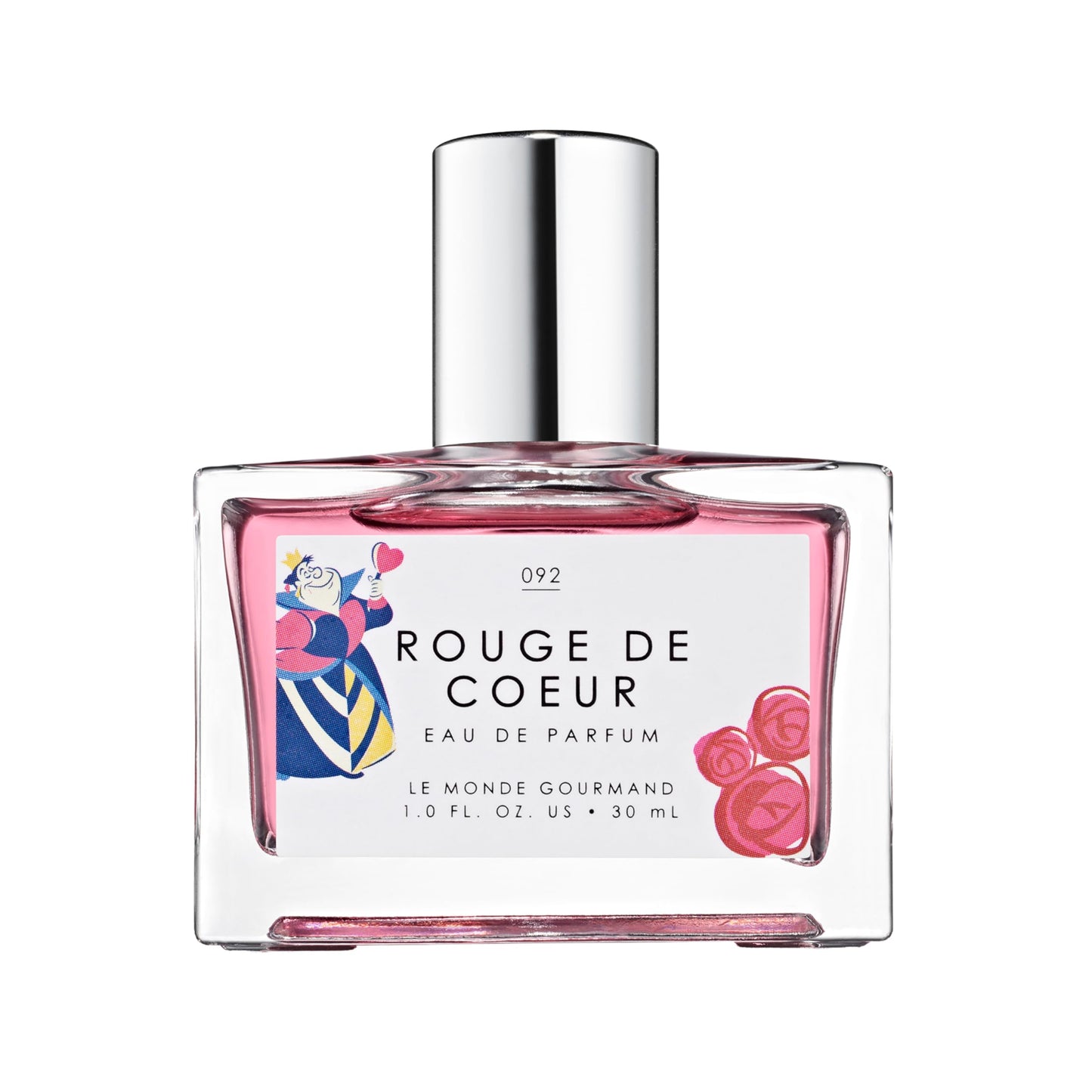 Le Monde Gourmand Disney Alice in Wonderland Rouge de Cœur Perfume Spray Eau de Parfum, Spiced Pink Pepper, Damask Rose & Amber Woods Spray Perfume Beauty & Personal Care Le Monde Gourmand