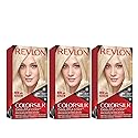 Revlon Colorsilk Beautiful Color Permanent Hair Color, (OLD VERSION) 05 Ultra Light Ash Blonde (Pack of 3) Beauty & Personal Care REVLON