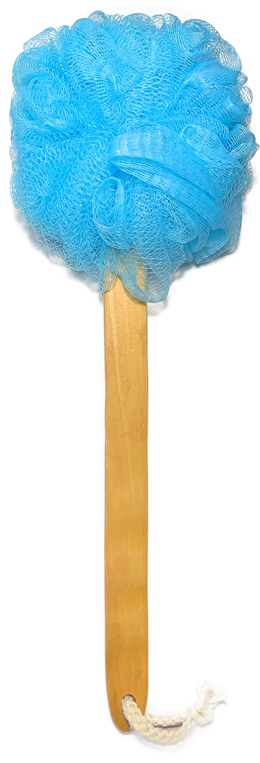 3 Pack Exfoliating Loofah luffa loofa Bath Back Brush On a Stick - Long Wooden Handle with Radian is Ergonomic for Men and Women - Shower Sponge Body Beauty & Personal Care Mr.Cui'shop