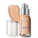 Revlon Illuminance Skin-Caring Liquid Foundation, Hyaluronic Acid, Hydrating and Nourishing Formula with Medium Coverage, 213 Light Natural, 1 fl oz Beauty & Personal Care REVLON
