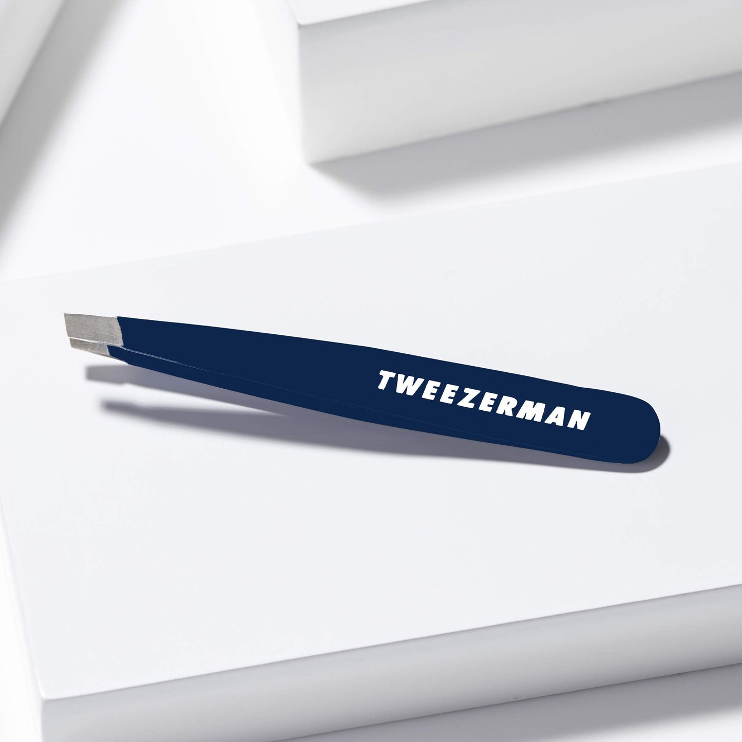 Tweezerman Exclusive Evening Blue Mini Slant Tweezer Beauty & Personal Care Tweezerman