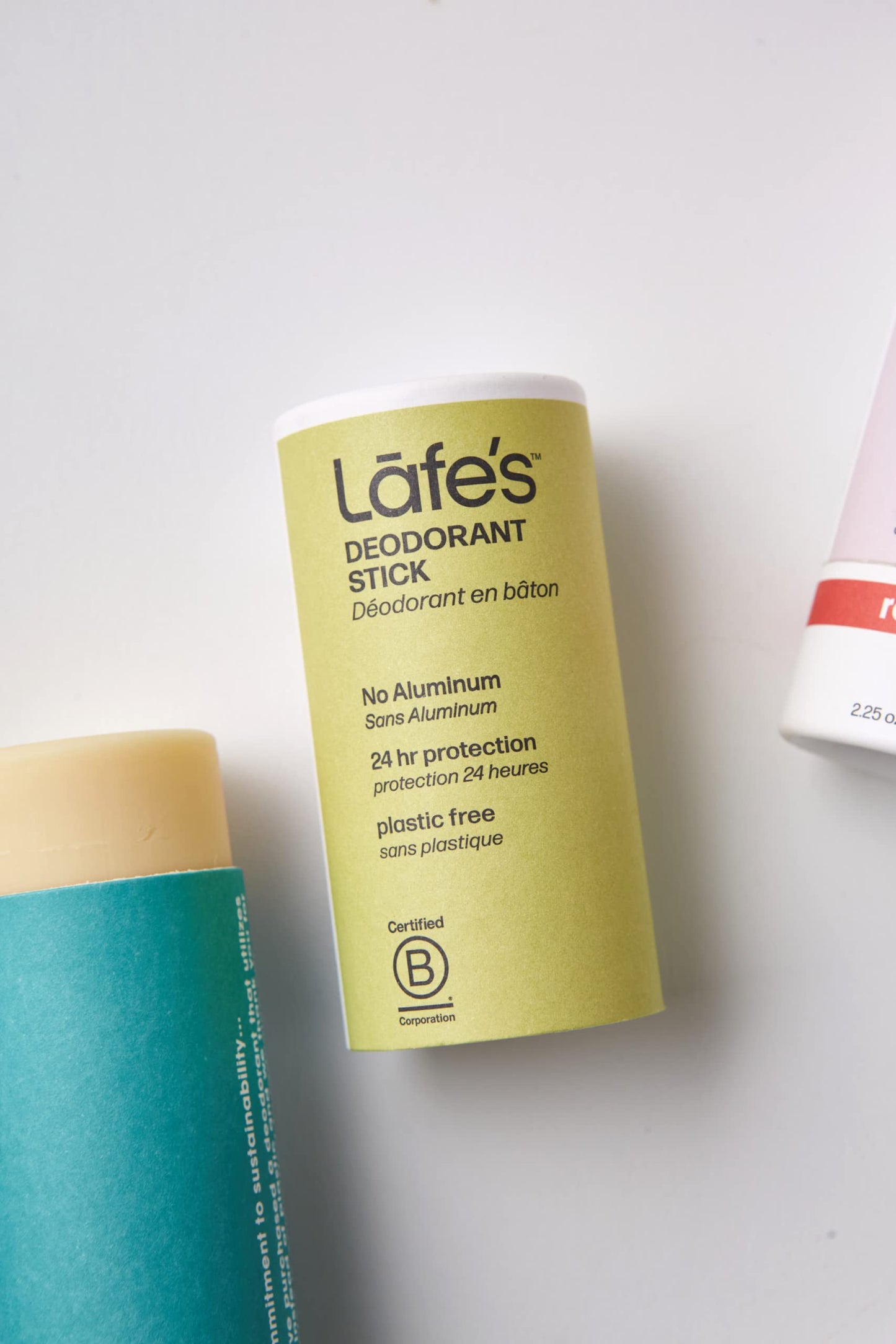 Lafe's Natural Deodorant - 2.25oz Plastic Free Natural Deodorant Stick in Paper Packaging - Aluminum, Paraben and Baking Soda Free with 24-Hour Beauty and Personal Care Lafe's