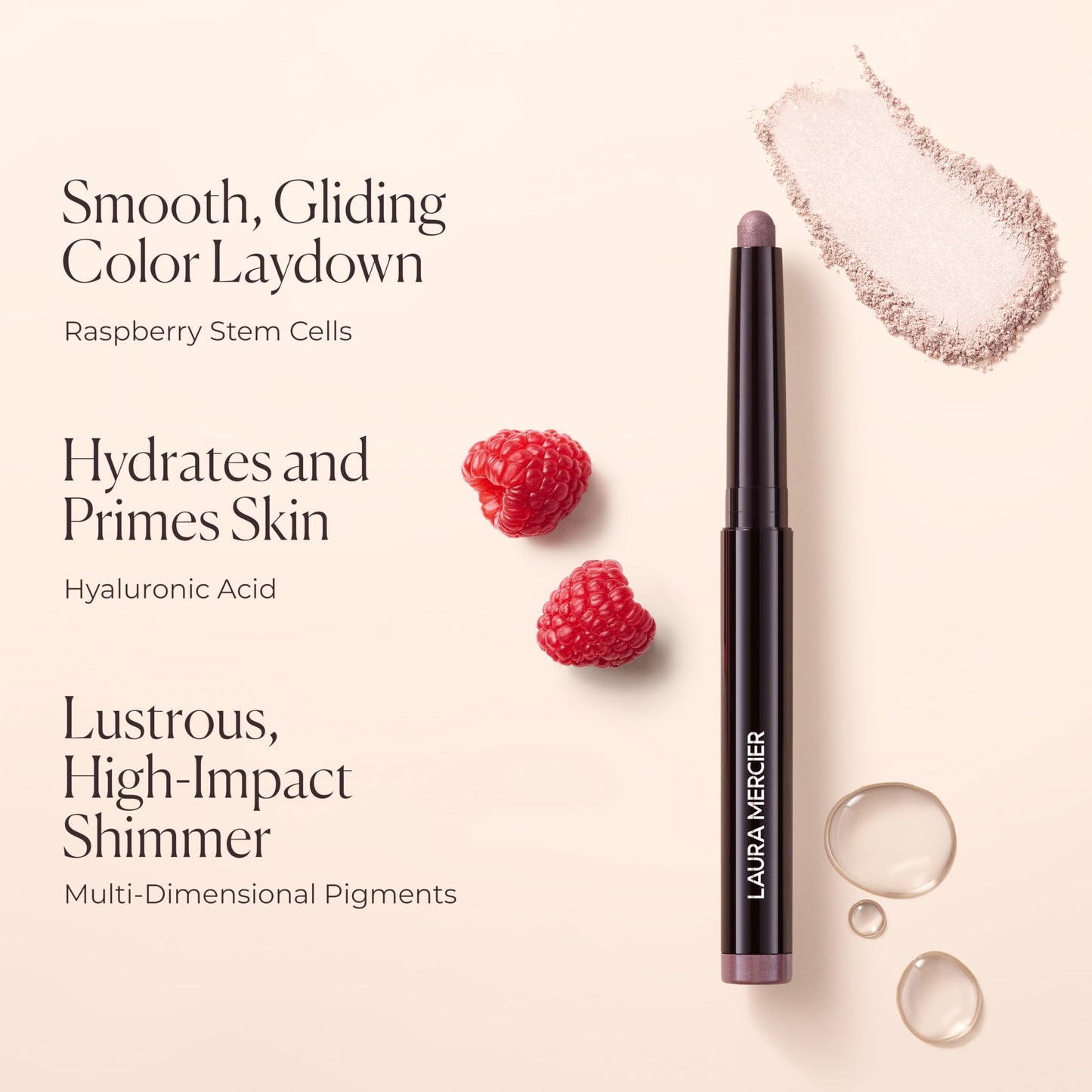Laura Mercier Caviar Stick Cream Eyeshadow: Shimmer Finish, 24HR Wear, Long Lasting, Rich Color, Easily Blendable and Buildable, Waterproof Beauty and Personal Care Laura Mercier