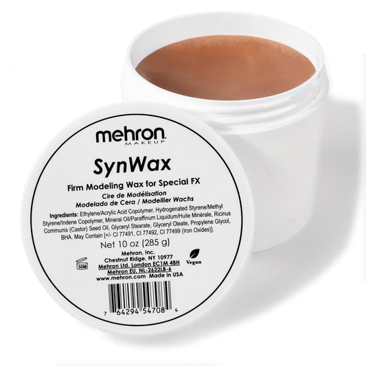 Mehron Makeup SynWax | Firm Modeling Wax for Special FX | Scar Wax SFX Makeup For Fake Scars, Fake Wounds, & Halloween Effects | Made in the USA Beauty & Personal Care Mehron