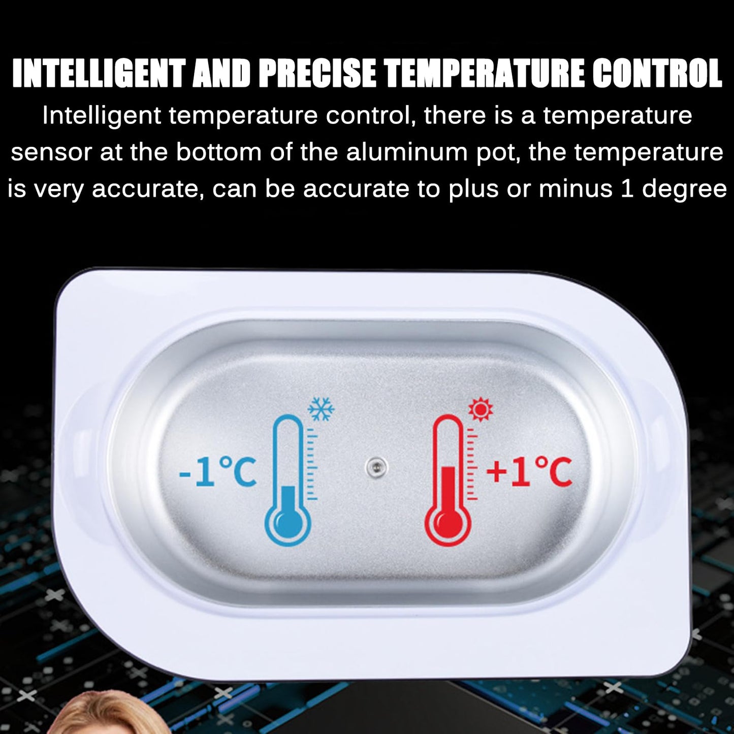 RENJJPBO Hand & Feet Parafin Wax Warmer, Paraffin Wax Warmer Moisturizing Kit, Capacity 4000ML, Temperature 30-70?, Intelligent Temperature Control Beauty and Personal Care RENJJPBO