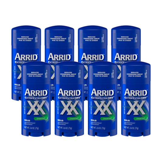 Arrid XX Anti-Perspirant Deodorant Solid Unscented 2.6 oz (Pack of 8) Beauty and Personal Care Arrid