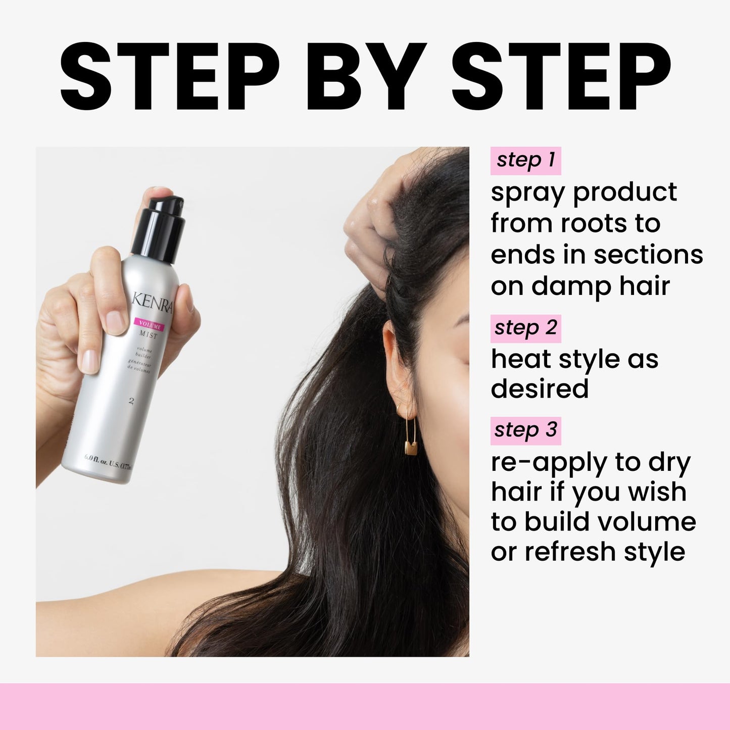 Kenra Professional Volume Mist 2 | Volume Builder | Lightweight, Fine Mist | Low Hold, Flexible Finish | Thermal Protection | Volume That Lasts Up Beauty & Personal Care Kenra