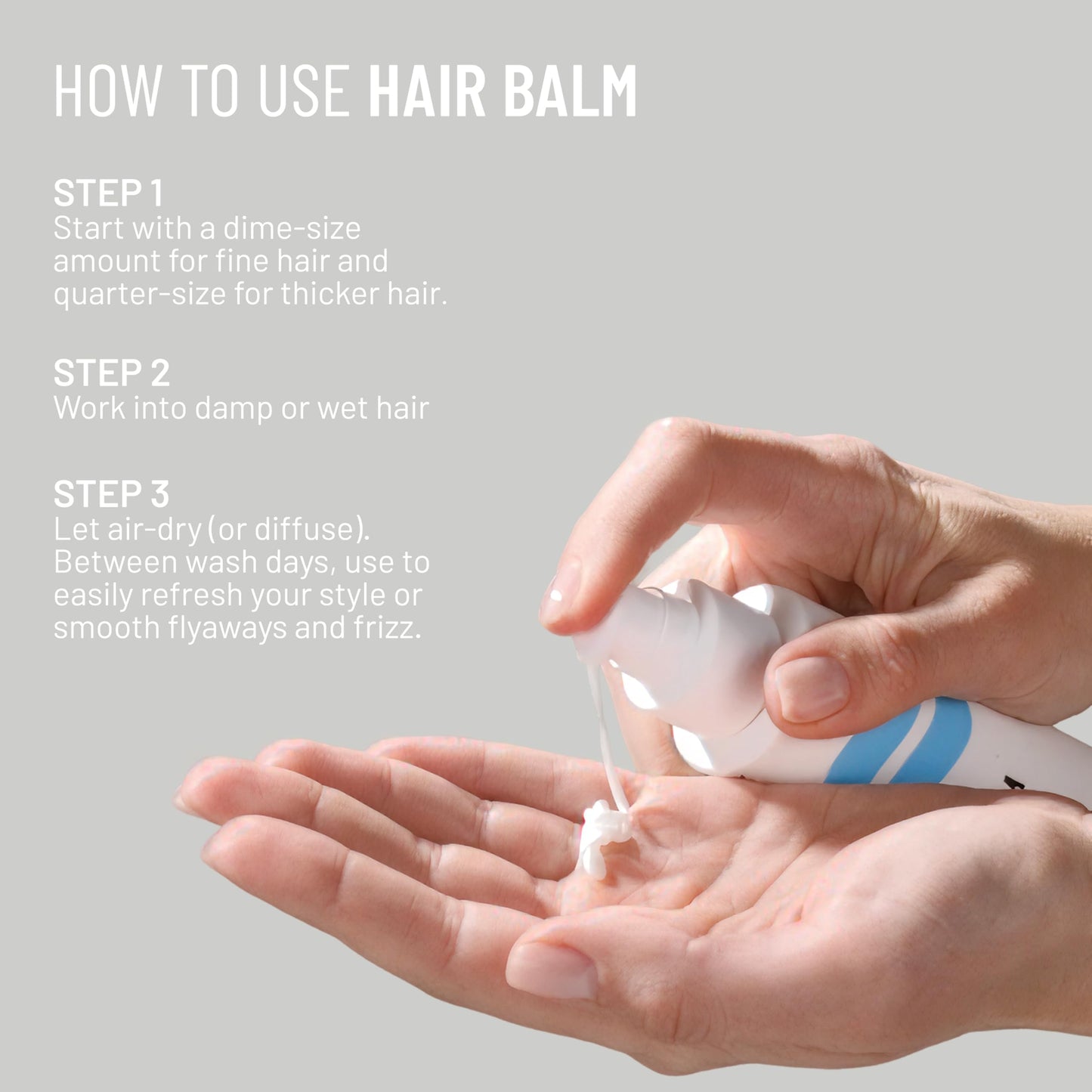 Hairstory Hair Balm, Moisturizing Air Dry Lotion, Leave In Conditioner Cream for All Hair Types, Adds Softness & Shine, Smooths Frizz, Defines Waves Beauty & Personal Care Hairstory