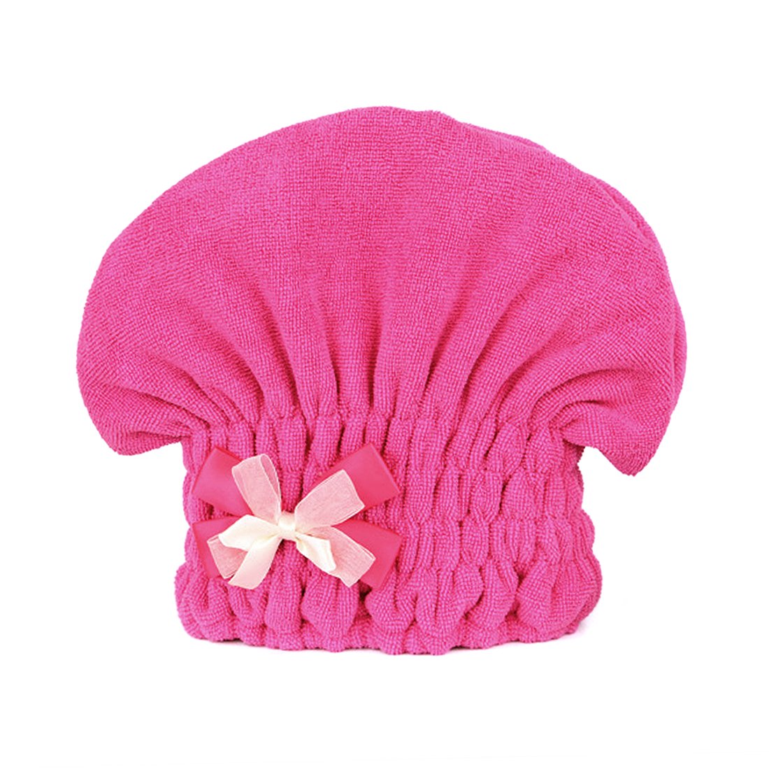 Ruilogod Rose Red Bow Tie Dry Hair Magic Drying Wrapping Hat Bathing Spa Cap (id: 3f2 91a 6ba 6bc a2c Beauty and Personal Care Ruilogod