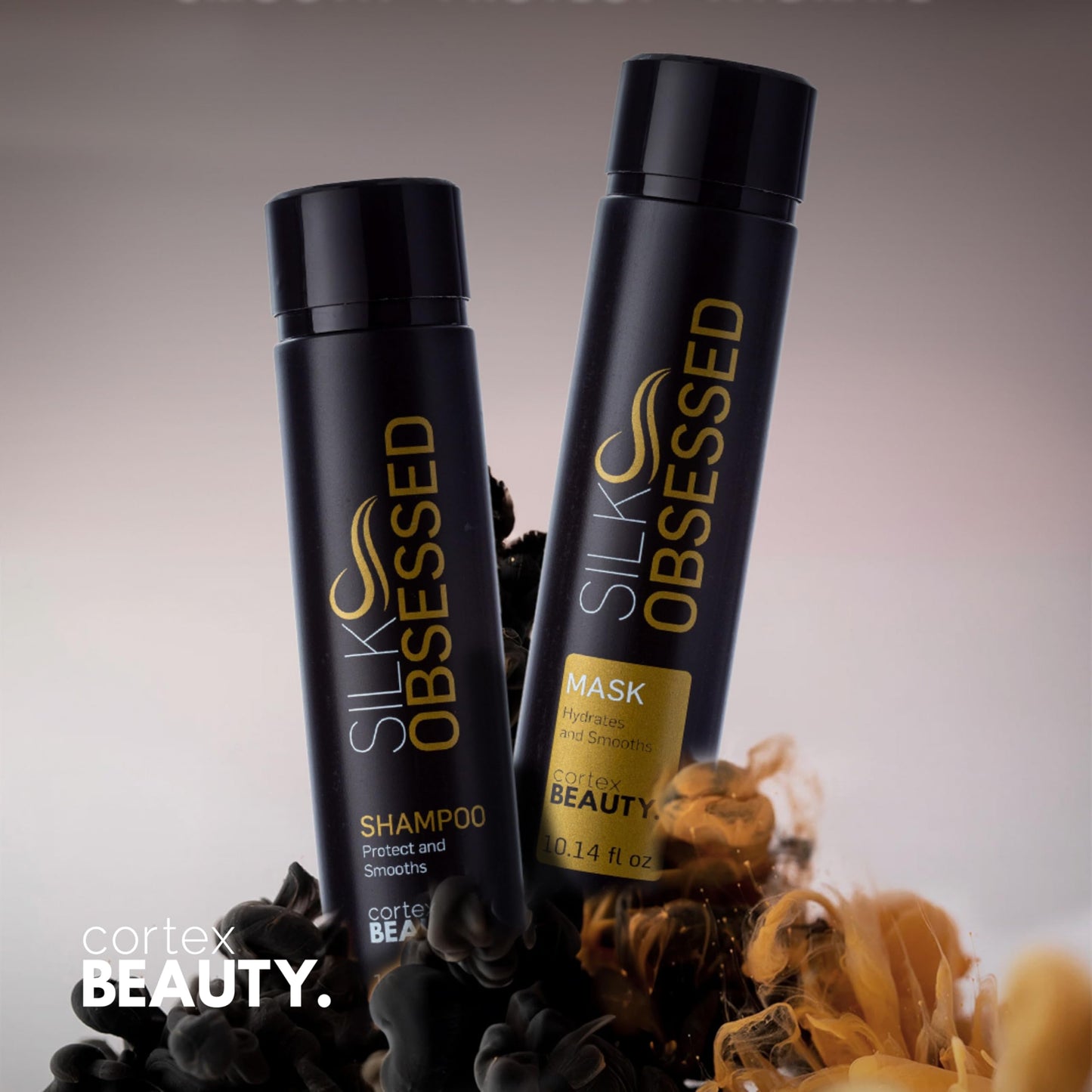 Silk Obsessed | Ultra Hydrating Shampoo & Mask Bundle | 10.14oz Beauty & Personal Care Cortex International