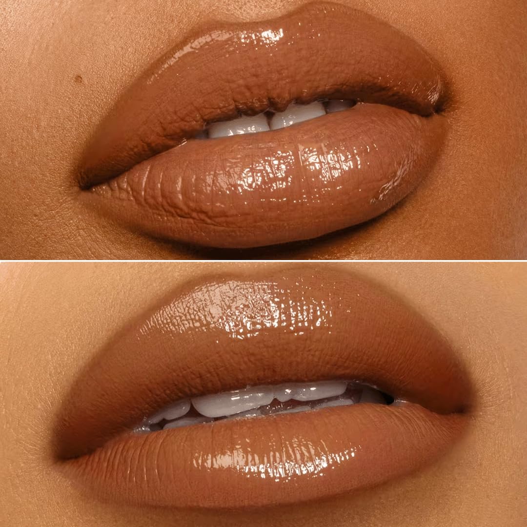 about-face Light Lock Lip Gloss Bitter Half - Non-Sticky, High-Shine Lip Oil Gloss with Coconut Oil, Peppermint & Lavender - Vegan, Cruelty-Free Beauty & Personal Care aboutface