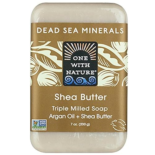 One With Nature Dead Sea Mineral Soap Shea Butter - 7 oz Beauty & Personal Care One With Nature