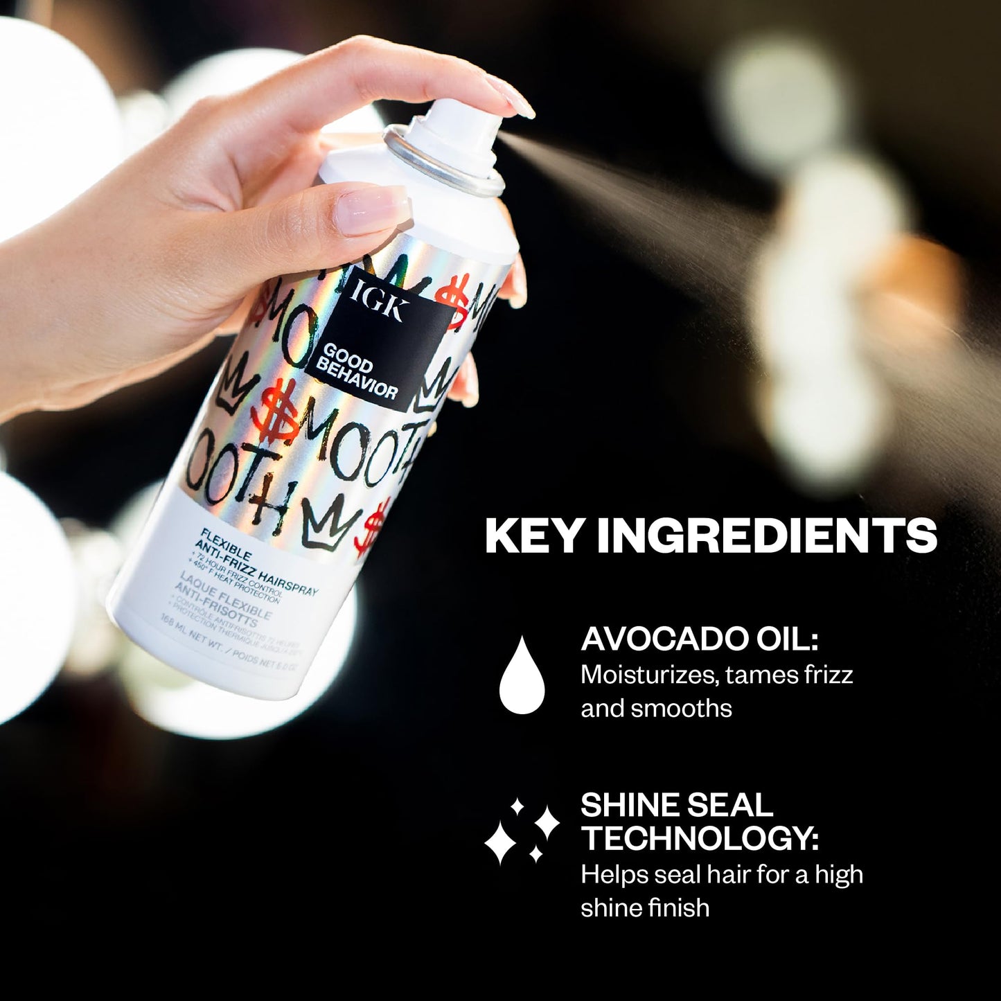 IGK GOOD BEHAVIOR Flexible Hairspray Beauty & Personal Care IGK
