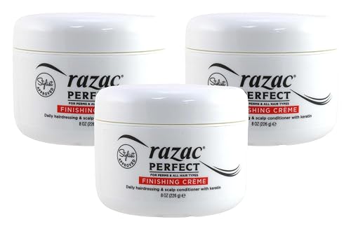 Razac Perfect For Perms Finish Creme 8 Ounce (235ml) (3 Pack) Beauty & Personal Care Razac