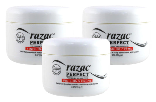 Razac Perfect For Perms Finish Creme 8 Ounce (235ml) (3 Pack) Beauty & Personal Care Razac