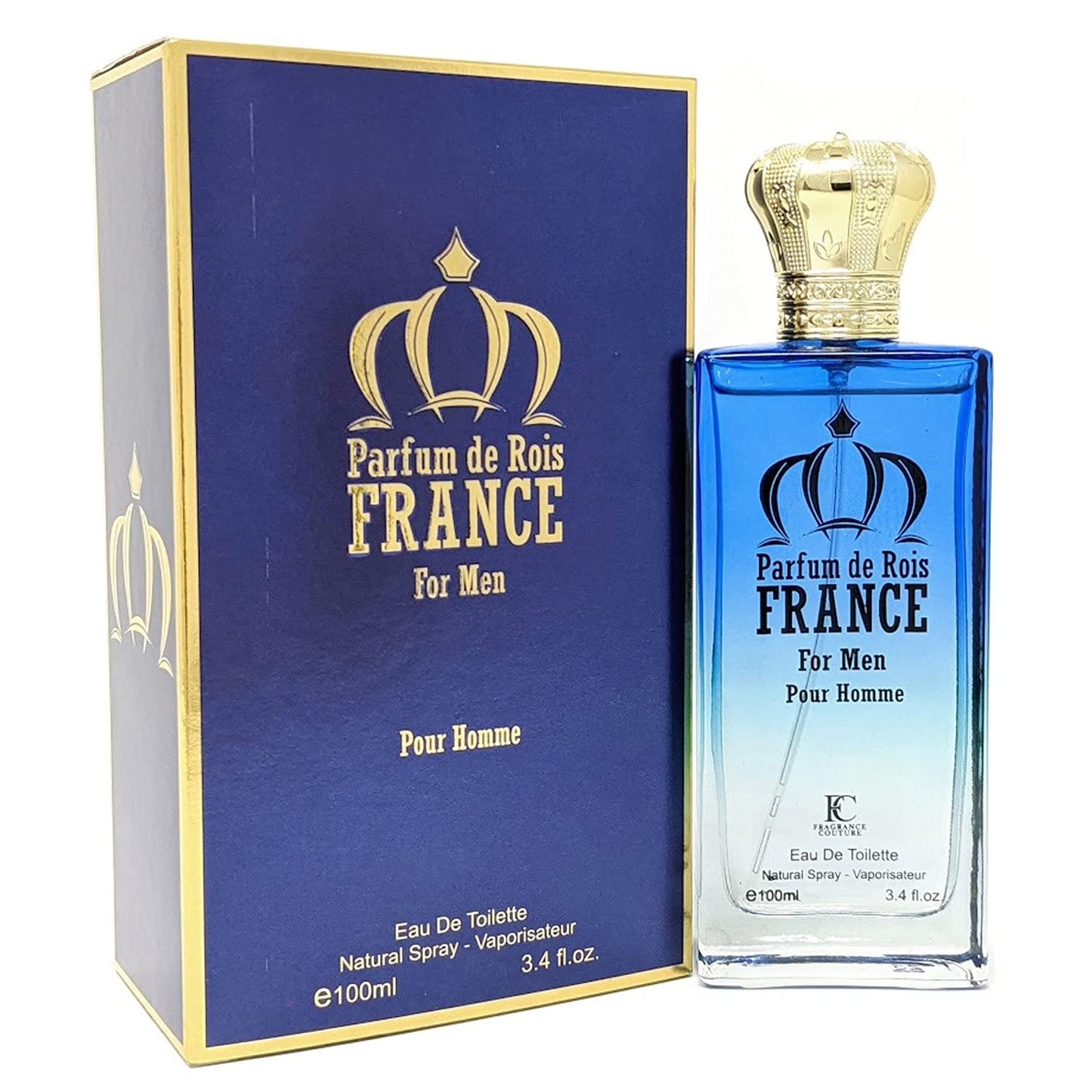 META-BOSEM Parfum de Rois France, Men's Cologne Eau de Toilette Natural Spray - Citrus Freshness - Masculine Scent - Great Holiday Gift - for All Day Beauty & Personal Care META-BOSEM
