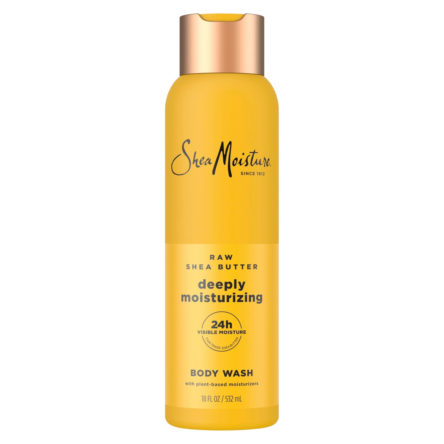 SheaMoisture Raw Shea Butter Body Wash Moisturize and Restore Deeply Moisturizing body wash for 24H Visible Moisture for Healthy, Glowing Skin 18 oz Beauty & Personal Care Shea Moisture