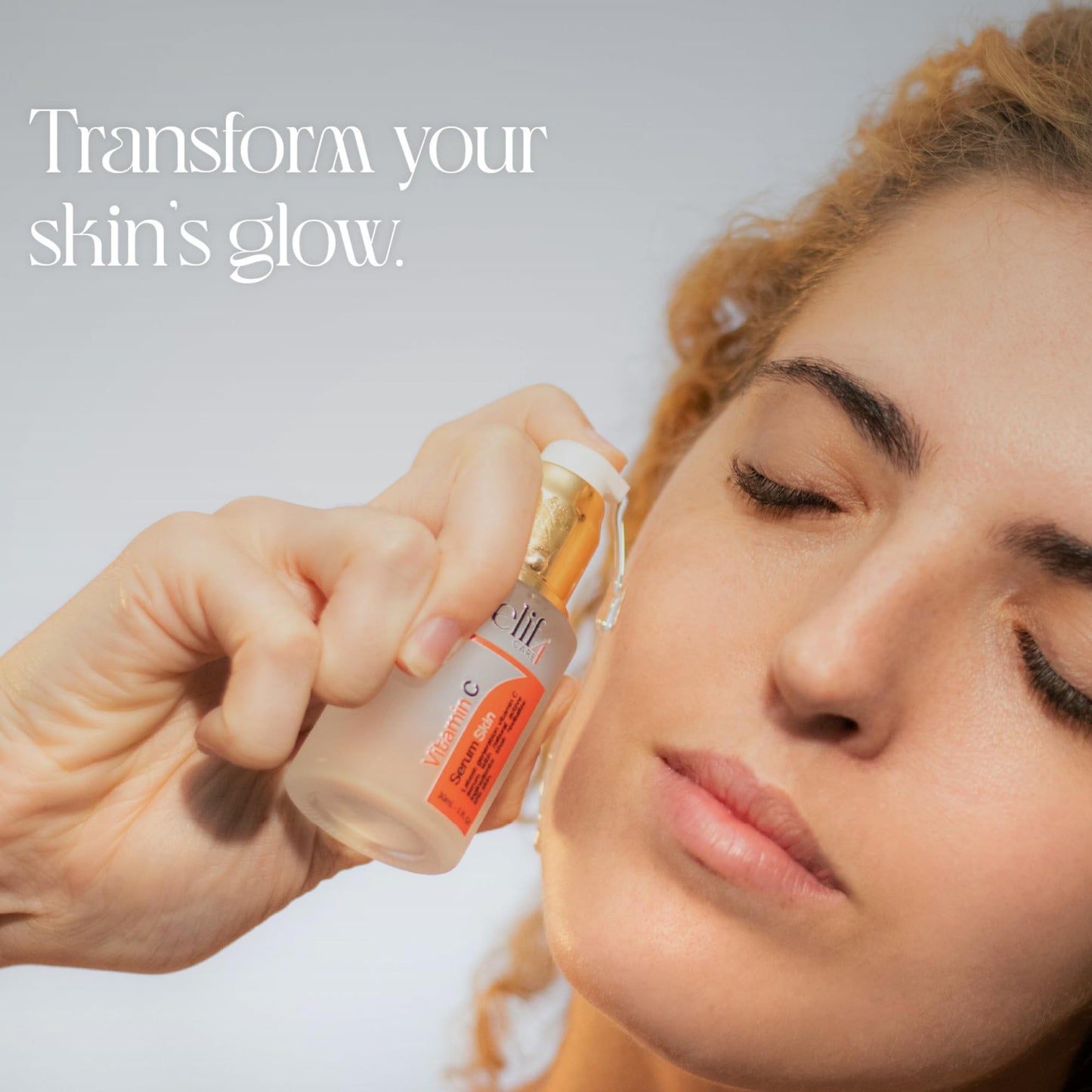 Elif4 care Vitamin C (THD) Serum - Brightening & Antioxidant Face Serum - Vitamin C + Vitamin A&E Evens Skin Tone, Radiance Booster - 30 ml - Vegan Beauty & Personal Care ELIF4 CARE