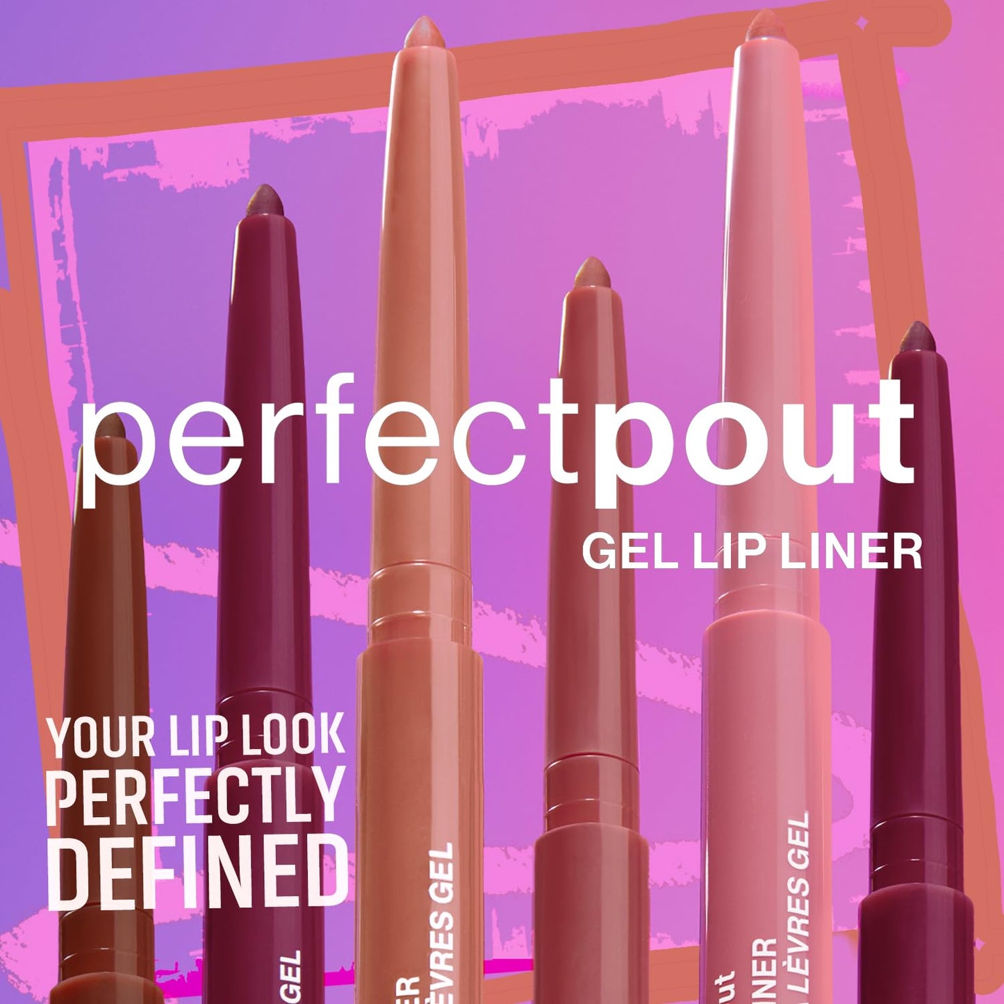 wet n wild Perfect Pout Matte Retractable Gel Lip Liner Pencil, Rich Creamy Long Lasting Color, Well-Defined and Flawless Application, Vegan Beauty & Personal Care wet n wild