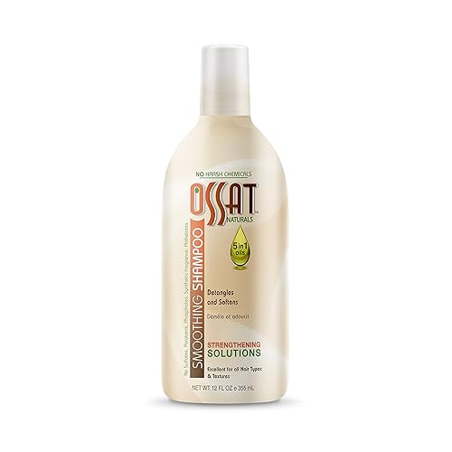 OSSAT NATURALS Smoothing Shampoo, 12 Ounce Beauty & Personal Care OSSAT Naturals