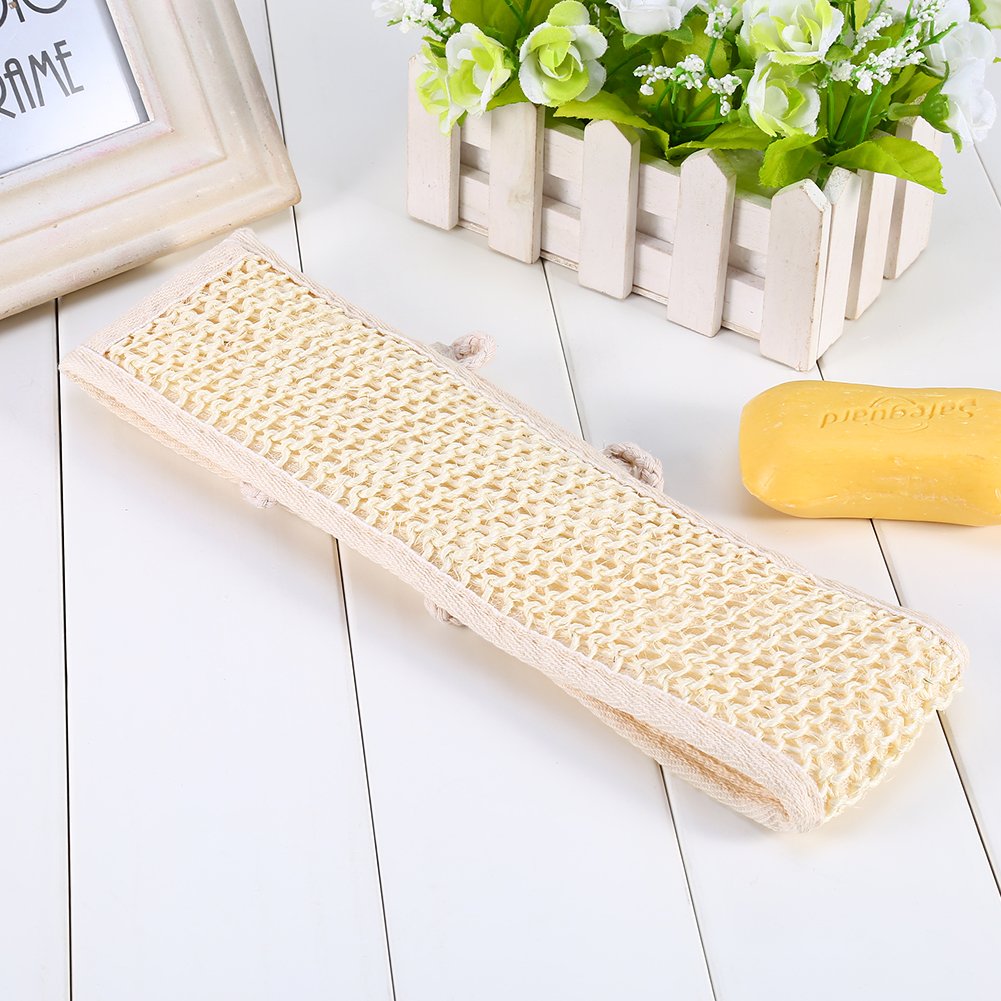 Back Scrubber, Loofah Bath Wash Back Strap of Shower Massage and Dirty Clean Body Skin Care Beauty and Personal Care Brrnoo