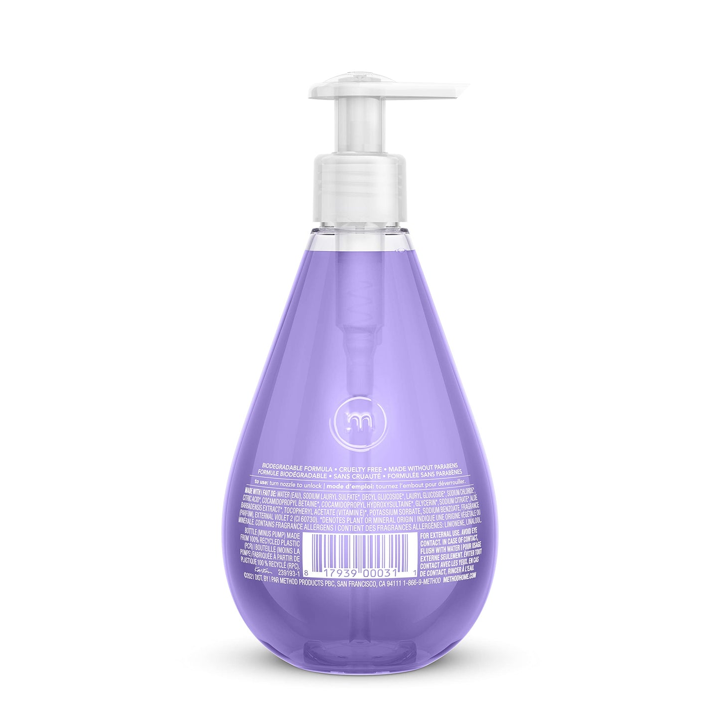 Method Gel Hand Wash, French Lavender, 12 Fl Oz (Pack of 1) Beauty & Personal Care Method