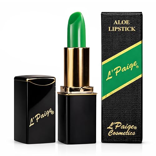 L'Paige pH Color-Changing Lipstick and Lip Stain - Green to Bold Pink-Fuchsia Transformation, Temperature Sensitive Satin Finish, Aloe Vera Infused, Beauty & Personal Care L'Paige