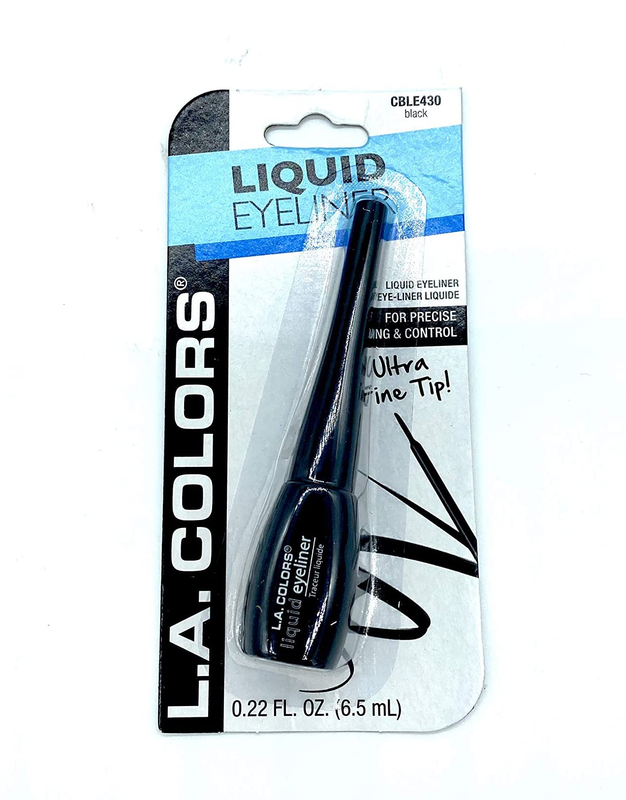 LA Colors Expressions Liquid Eyeliner, BLE430 Black, 0.22 Oz Beauty & Personal Care L.A. COLORS