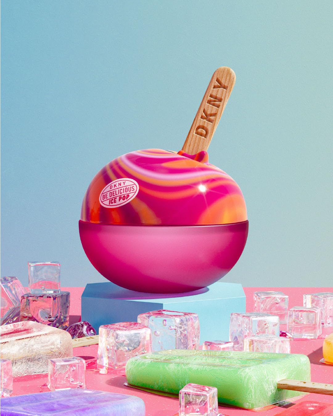 DKNY Be Delicious Ice Pop Eau de Parfum Perfume Spray For Women, Very Cherry, 1.7 Fl. Oz. Beauty & Personal Care DKNY